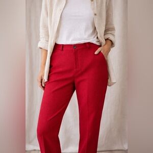 Banana Republic Camden Pant | Red Textured